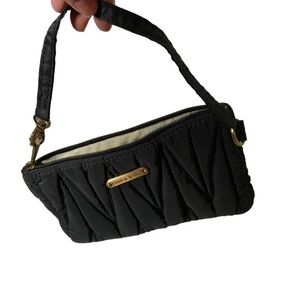 Timi & Leslie bag black‎ nylon quilted mini wristlet purse